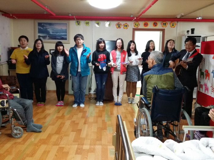 14년4월 부산늘빛교회 선교부 위문