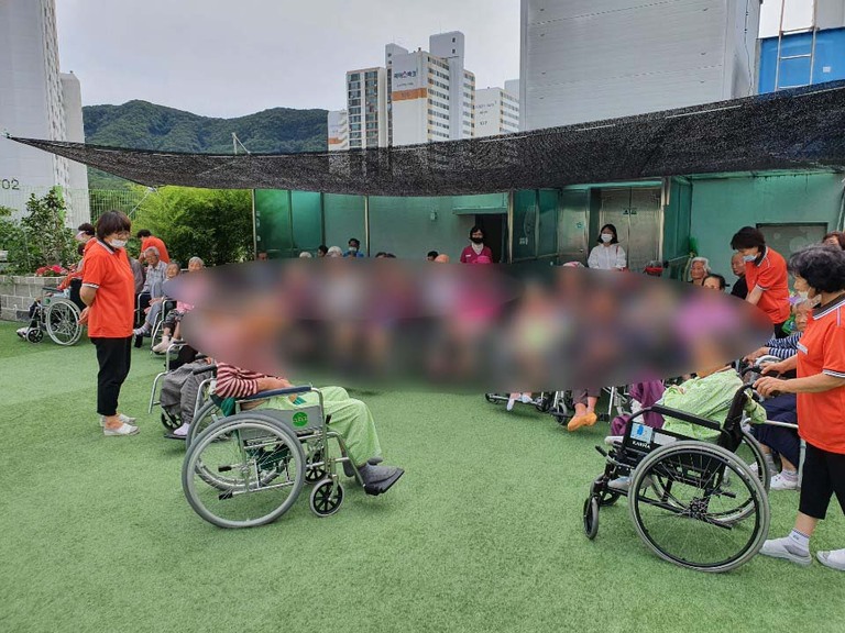 23년 7월 옥상산책의 시간입니다.
