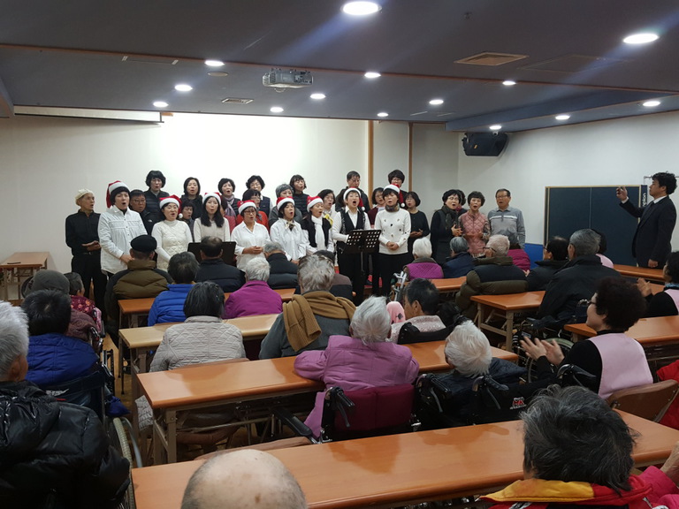 1912 큰빛교회 사랑의 지팡이 성탄행사.